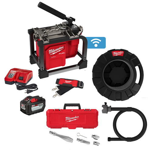 Milwaukee 2818B-21M18 Fuel Sectional Machine With 5/8" Cable