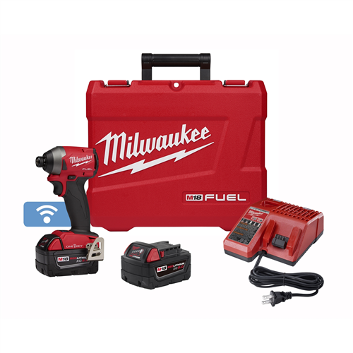Milwaukee 2857-22M18 FUEL ONE-KEY COMP 1/4" HEX IMP DRIVER (2) BATT KIT