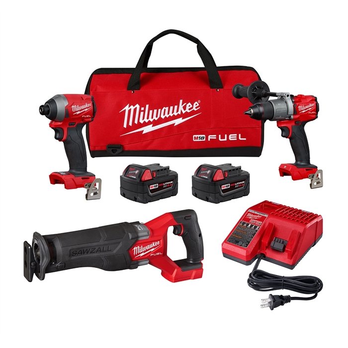 Milwaukee 2998-23M18 Fuel 3-Tool Combo Kit