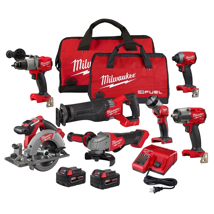Milwaukee 2998-27M18 Fuel 7 Piece Combo Kit