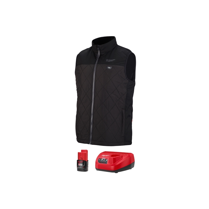 Milwaukee 303B-213XM12 HEATED AXIS VEST KIT, SIZE 3X (BLACK)