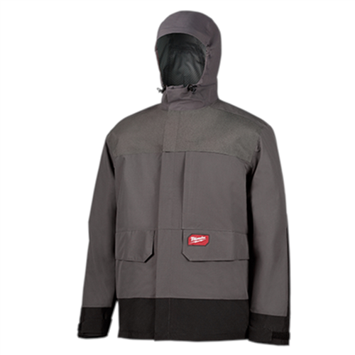 Milwaukee 310G-2X2.5 LAYER RAIN SHELL (GRAY) 2X