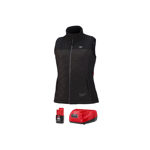 Milwaukee 333B-212XM12 Heated Womens Axis Vest Kit Size 2X (Black)
