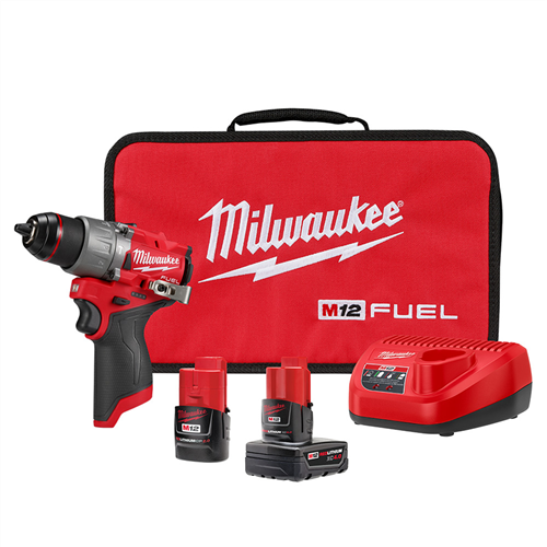 Milwaukee 3404-22M12 FUEL 1/2" Hammer Drill-Driver Kit
