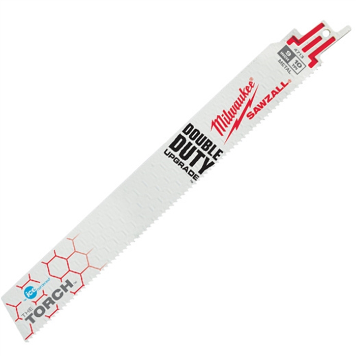 Milwaukee 48-00-4713The Torch 9" Ice Hardened Sawzall Blades, 10 Tpi (5-Pk)