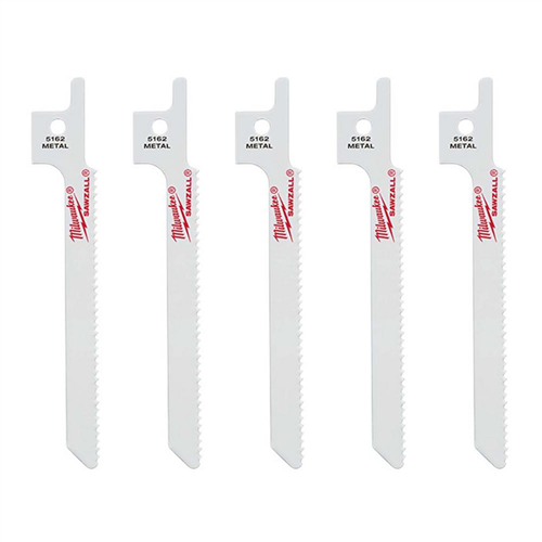 Milwaukee 48-00-51625-PK OF 3-5/8" 14 TPI METAL CUTTING SAWZALL RECIP SAW BLADES