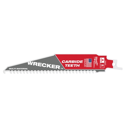 Milwaukee 48-00-52416" 6 Tpi The Wrecker With Carbide Teeth Sawzall Bl