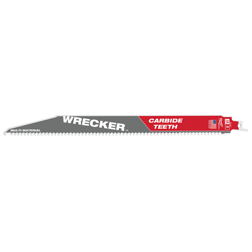Milwaukee 48-00-524312" 6 Tpi The Wrecker With Carbide Teeth Sawzall B