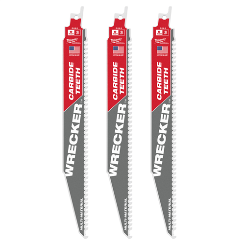 Milwaukee 48-00-53429" 6 Tpi The Wrecker With Carbide Teeth Sawzall Bl
