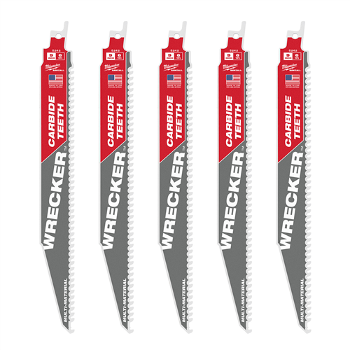 Milwaukee 48-00-55429" 6 Tpi The Wrecker With Carbide Teeth Sawzall Bl