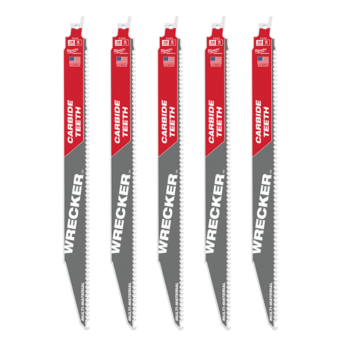 Milwaukee 48-00-554312" 6 Tpi The Wrecker With Carbide Teeth Sawzall B