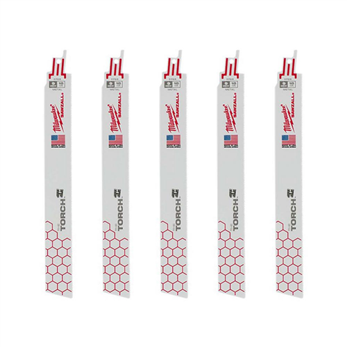 Milwaukee 48-00-57889" 18 TPI THE TORCH SAWZALL BLADES (5-PK)