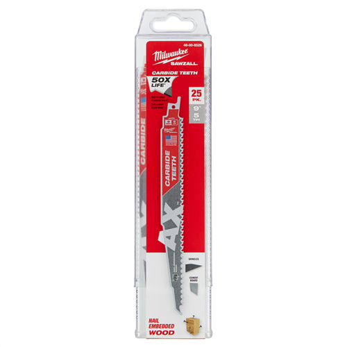 Milwaukee 48-00-85269" 7 Tpi The Ax(Tm) With Carbide Teeth Sawzall(R)