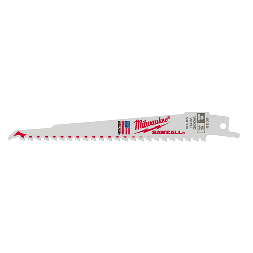 Milwaukee 48-01-20156" 5 Tpi Sawzall Blades (5 Pk)