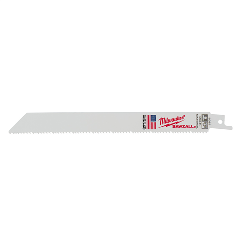 Milwaukee 48-01-20738" 8/12 Tpi Sawzall Blades (10 Pk Bulk)