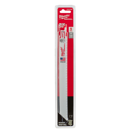 Milwaukee 48-01-21689" 18 Tpi Sawzall Blades (10 Pk Bulk)