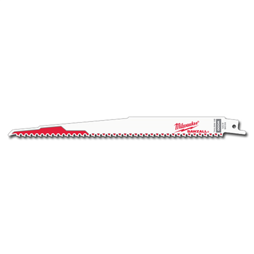 Milwaukee 48-01-603625-Pk Of 9" 14 Tpi Torch Thick Metal Cutting Sawzall Recip Saw Blades