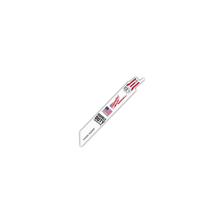 Milwaukee 48-01-9184100-Pk Of 6 14 Tpi Sawzall Ice Hardened Metal Blades