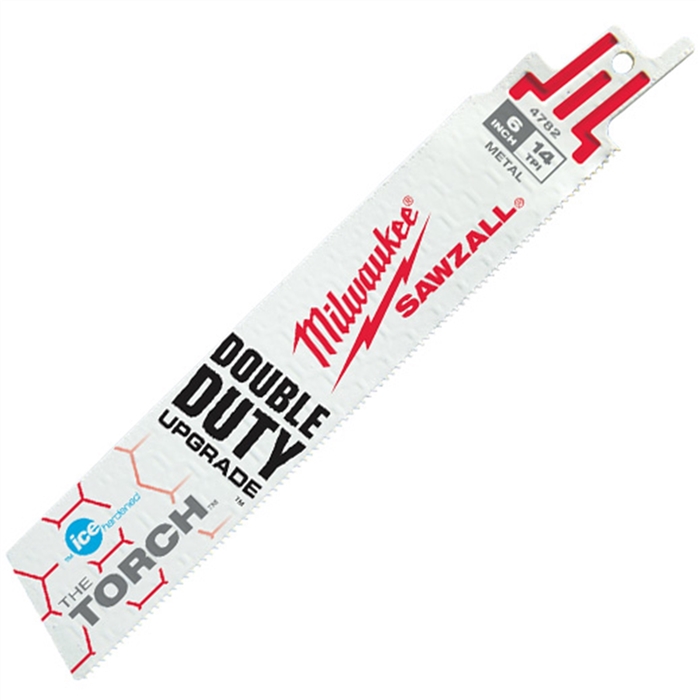 Milwaukee 48-01-97826" 14 Tpi The Torch Ice Hardened Sawzall Blades (100 Pk)