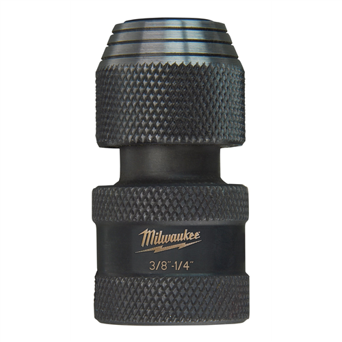 Milwaukee 48-03-44053/8" SQUAREX1/4" HEX SHOCKWAVE IMP ADAPTER