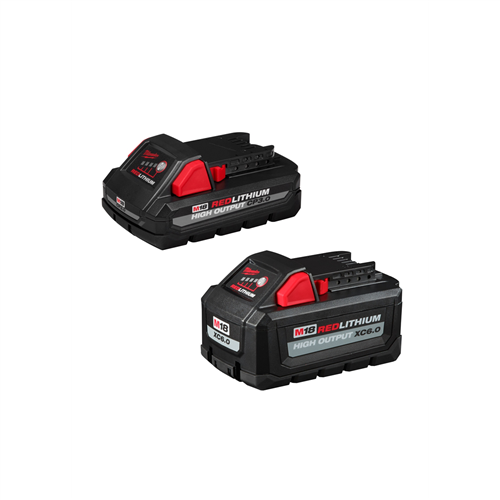 Milwaukee 48-11-1865SM18 High Output 2Pk 6.0Ah 3.0Ah