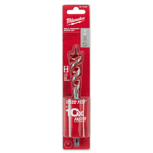 Milwaukee 48-13-0068Speed Feed Wood Bit 3/4" X 6"