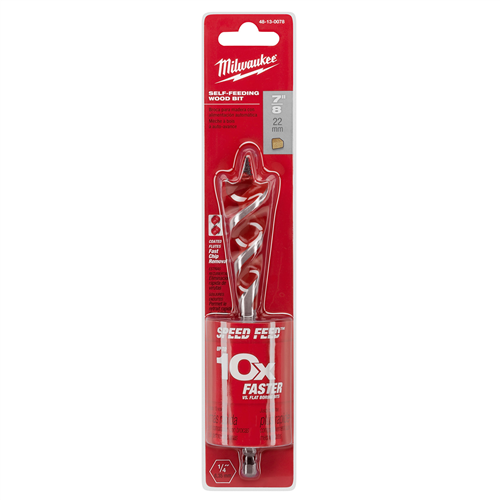 Milwaukee 48-13-0078Speed Feed Wood Bit 7/8" X 6"