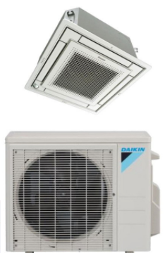 Daikin 12,000 BTU Vista Ceiling Cassette Ductless Mini-Split Heat Pump System - 20.2 SEER - R-410A