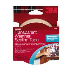 3M 1.5" X 30' Indoor Transparent Weather Sealing Tape (2110NA)