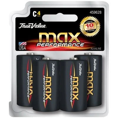 C Alkaline Batteries, 4-pk.