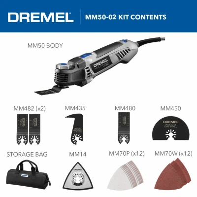 Multi-max Mm50-01 10-piece Variable Speed Oscillating Tool Kit