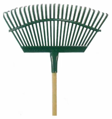 19-inch Flexrake Lawn Rake With 48-inch Wooden Handle