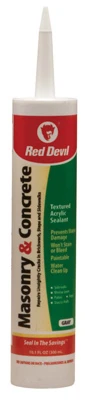 Concrete And Mortar Repair Sealant, Gray, 10.1 Ounce Tube For Outdoor Use