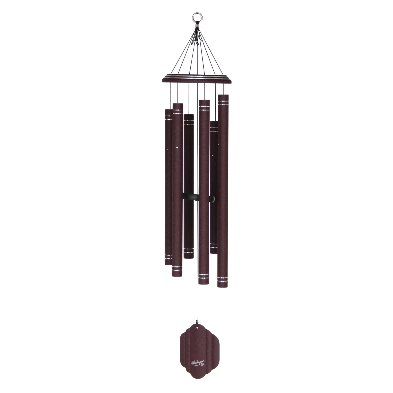 Garnet Aluminum 44 In. Hand-tuned Wind Chime For Outdoor Decor