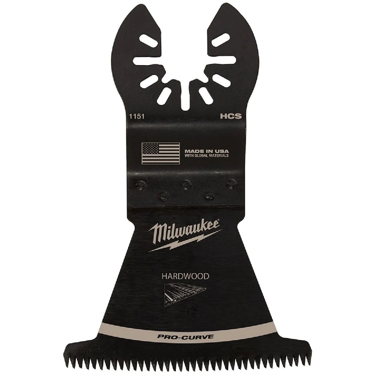 Milwaukee Open-lok 2-1/2 In. Hcs Japanese Tooth Pro-curve Hardwood Oscillating Blade (3-pack)