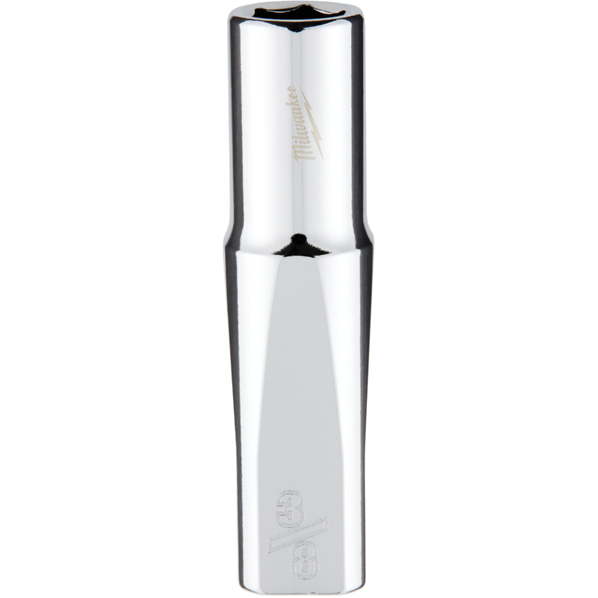 3/8 In. Drive 6-point Deep Standard Socket With Four Flat Sides