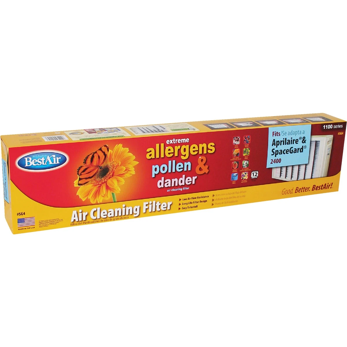 16 In. X 27 In. X 6 In. Merv 11 Furnace Filter For Aprilaire & Space-gard