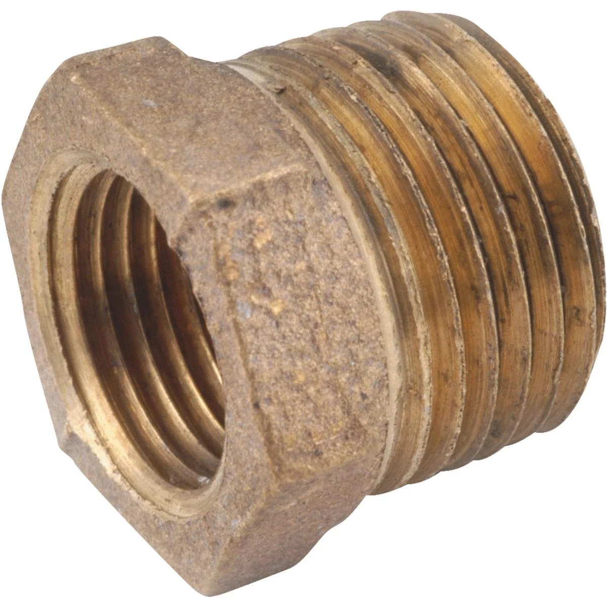 3/4 In. Mpt X 1/2 In. Fpt Red Brass Hex Reducing Bushing