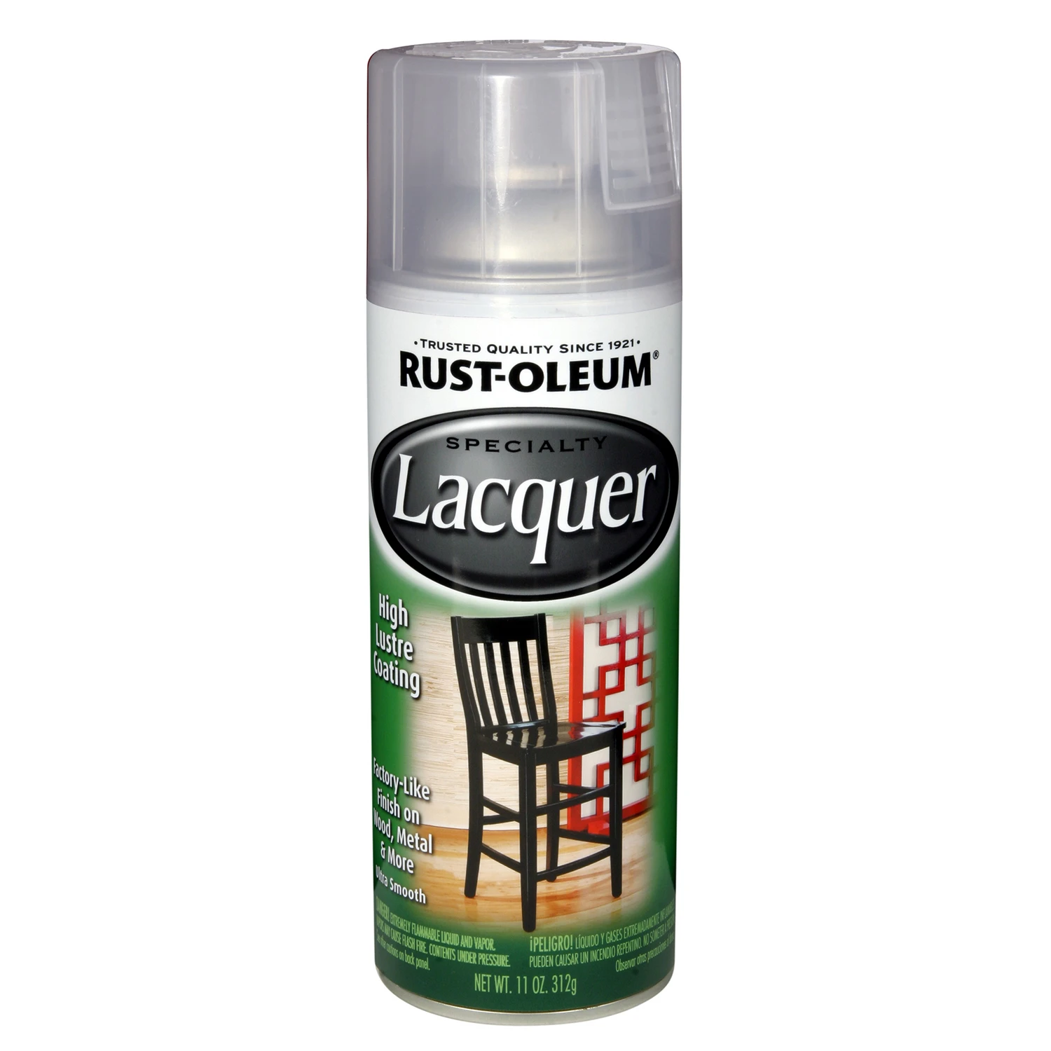 Specialty Lacquer Spray Paint, Clear Gloss, 11 Oz Aerosol Can