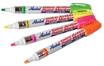 Valve Action Paint Marker, Red, 1/8 Inch Bullet Tip, Model 96822