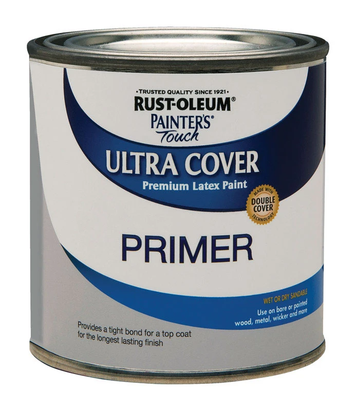 Painter's Touch Gray Flat Ultra Cover Primer, 0.5 Pint Can