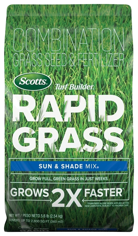 Turf Builder Rapid Grass Sun & Shade Mix, 16 Lbs.