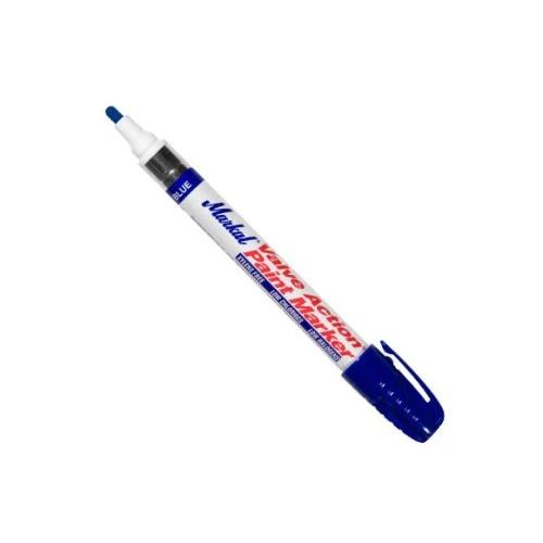 96825 Valve Action Liquid Paint Marker, Blue, 1/8 Inch Bullet Tip