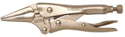 C6nv 6-inch Long Nose Locking Pliers With Wire Cutter