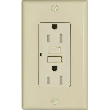 602679 15-amp Gfci Tamper Resistant Duplex Receptacle In Ivory
