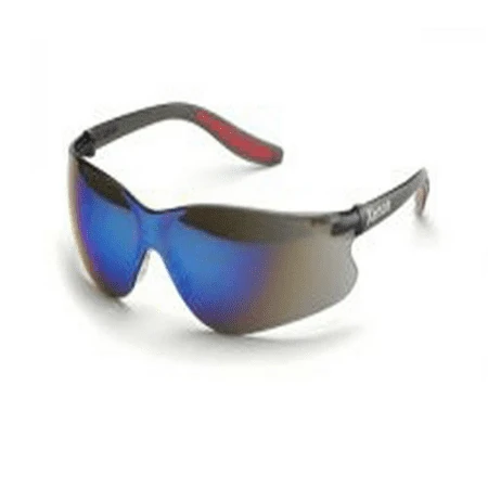 Xenon Sg-14m Safety Glasses With Blue Mirror Lens, Scratch-resistant Hard Coat
