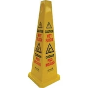 36 Inch Safety Cone With English/spanish Signage - Model Scwf436