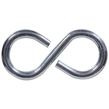 .121 X 1-1/4" Zinc-plated 8-hook 5-pack Hillman Hook And Eye 852434 008236932591