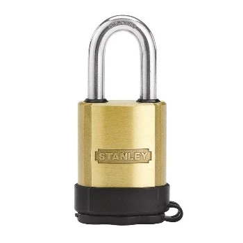 Hardware 2-inch All-weather Solid Brass Security Padlock With 1-1/2-inch Shackle