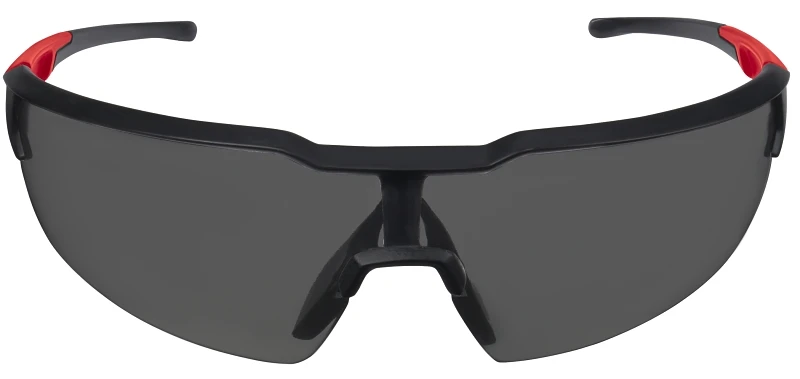 Red & Black Frame Safety Glasses With Tinted Fog-free Lenses